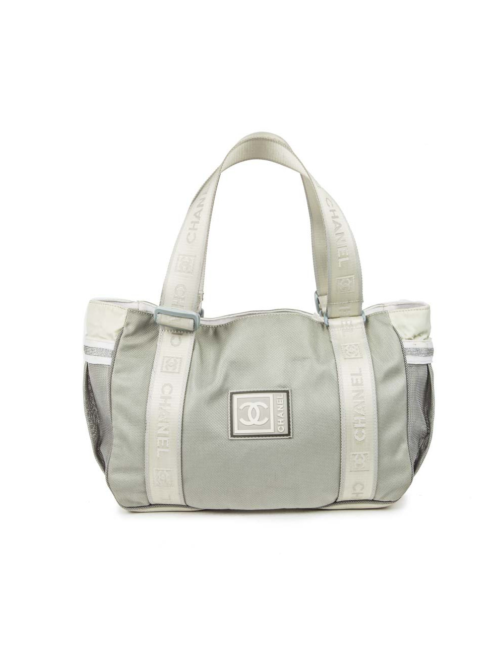 Sac CHANEL ligne sport toile grise