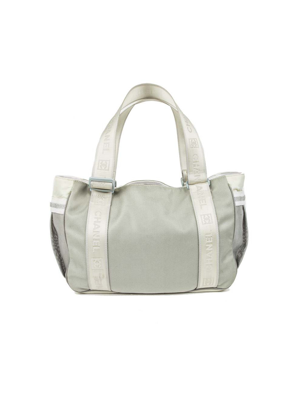 Sac CHANEL ligne sport toile grise