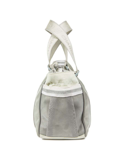 Sac CHANEL ligne sport toile grise
