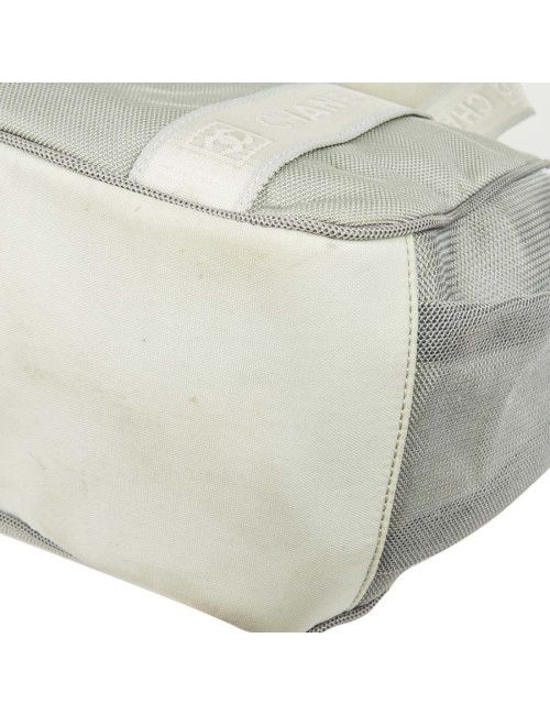 Sac CHANEL ligne sport toile grise
