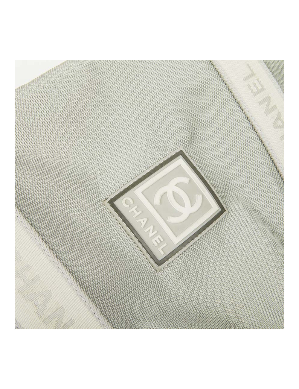 Sac CHANEL ligne sport toile grise