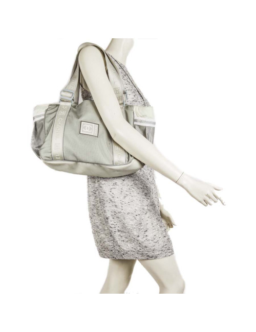 Sac CHANEL ligne sport toile grise