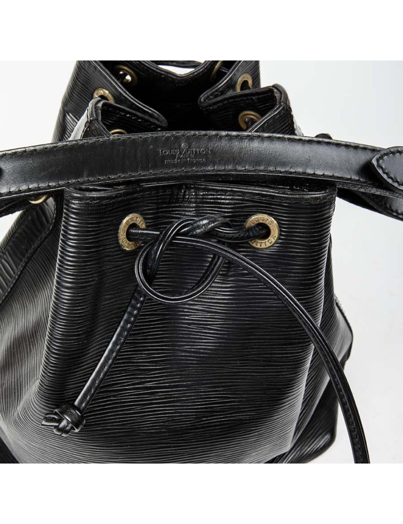 Sac à main Noé LOUIS VUITTON NM cuir épi noir