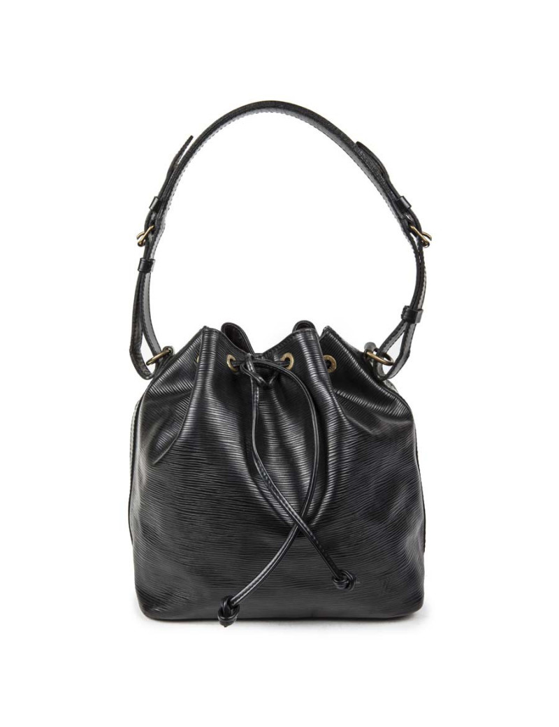 Sac à main Noé LOUIS VUITTON NM cuir épi noir