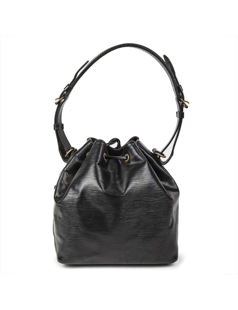Sac à main Noé LOUIS VUITTON NM cuir épi noir
