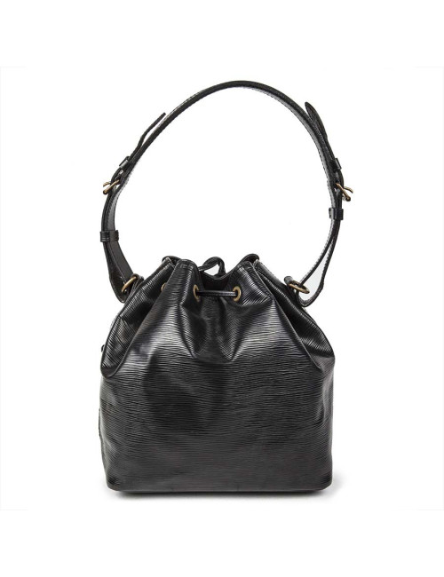 Sac à main Noé LOUIS VUITTON NM cuir épi noir