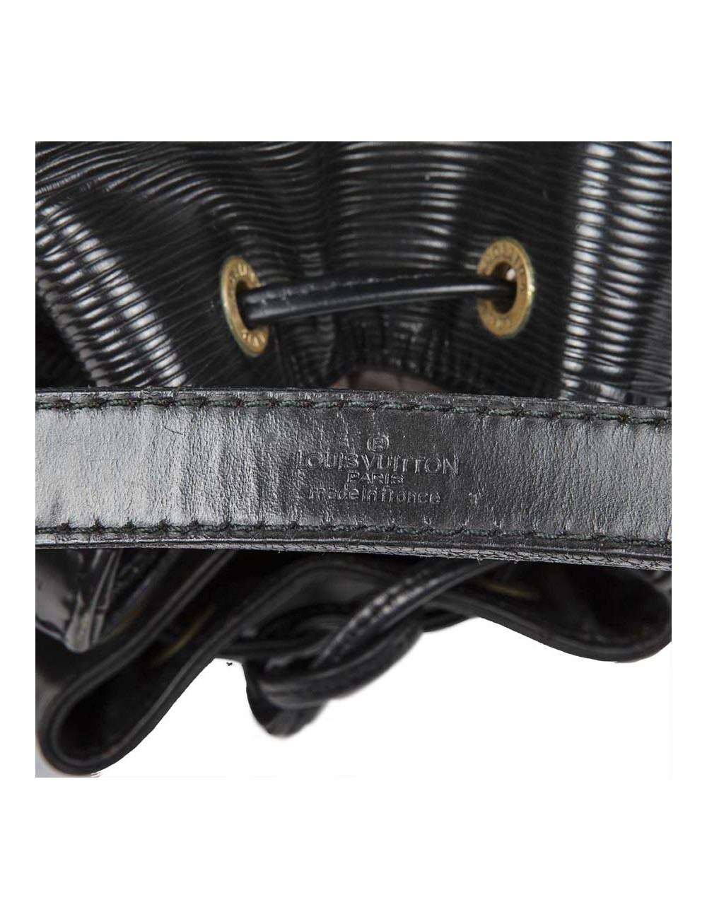 Sac à main Noé LOUIS VUITTON NM cuir épi noir