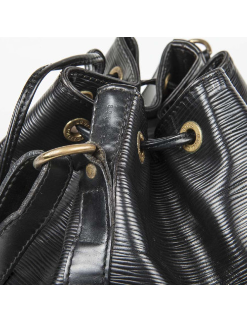 Sac à main Noé LOUIS VUITTON NM cuir épi noir