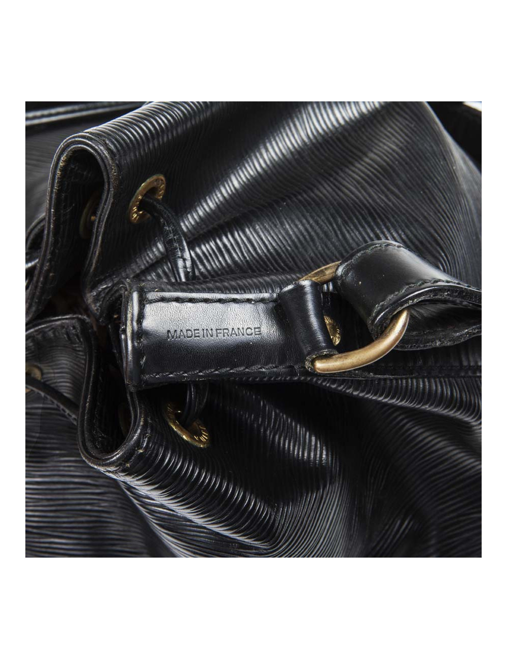 Sac à main Noé LOUIS VUITTON NM cuir épi noir