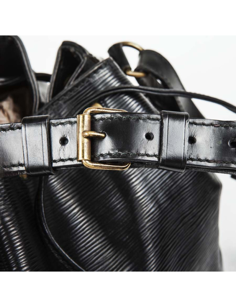 Sac à main Noé LOUIS VUITTON NM cuir épi noir