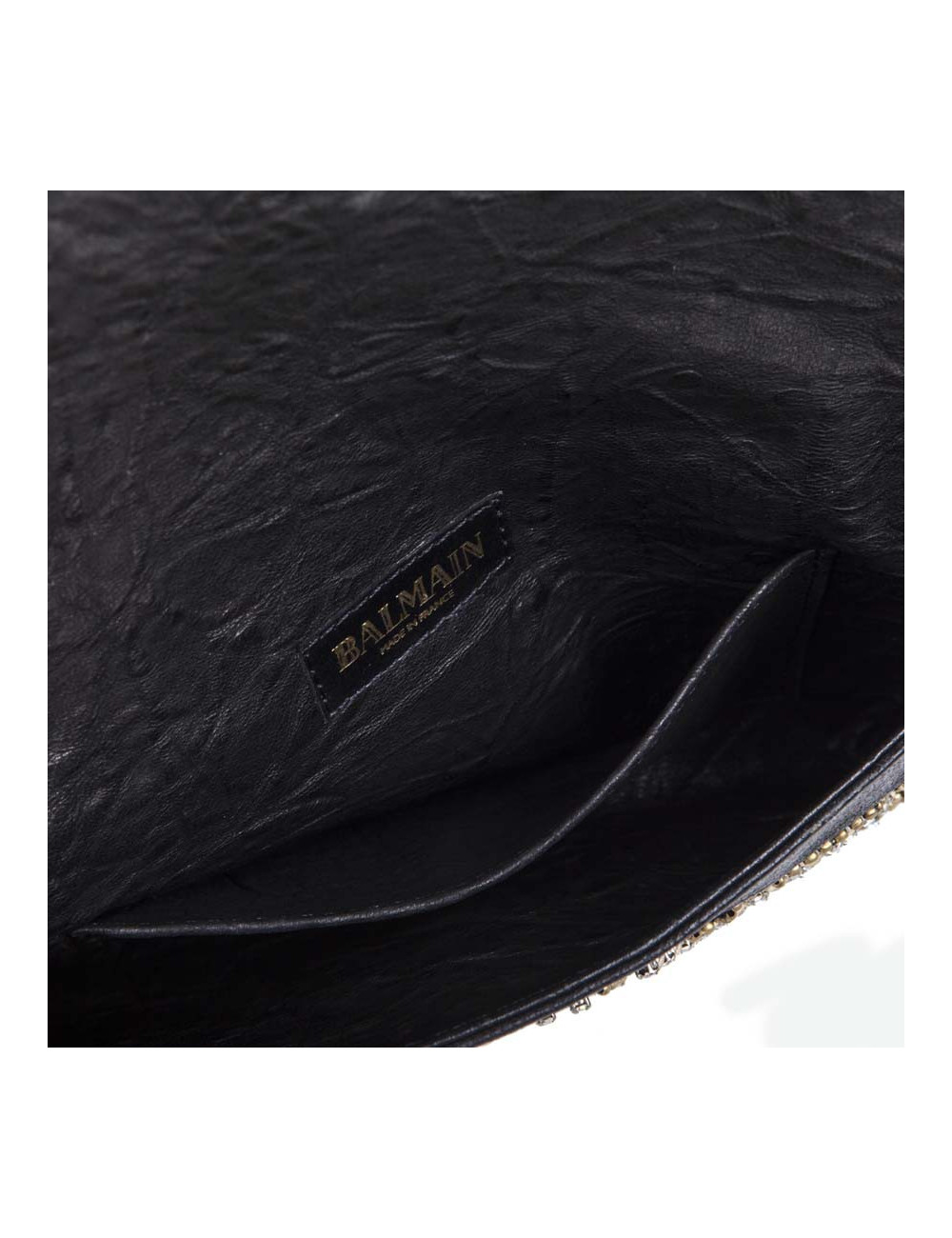 Pochette BALMAIN du soir noir
