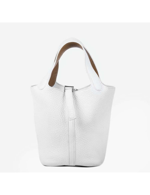 Mini white Peck HERMES bag