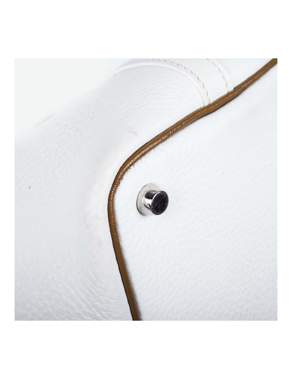 Mini white Peck HERMES bag