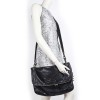 CHANEL messenger bag in black quilted smooth leather