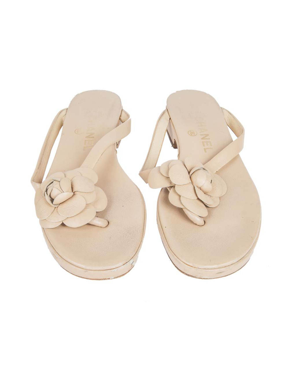 Mules CHANEL T 41 en Camellia