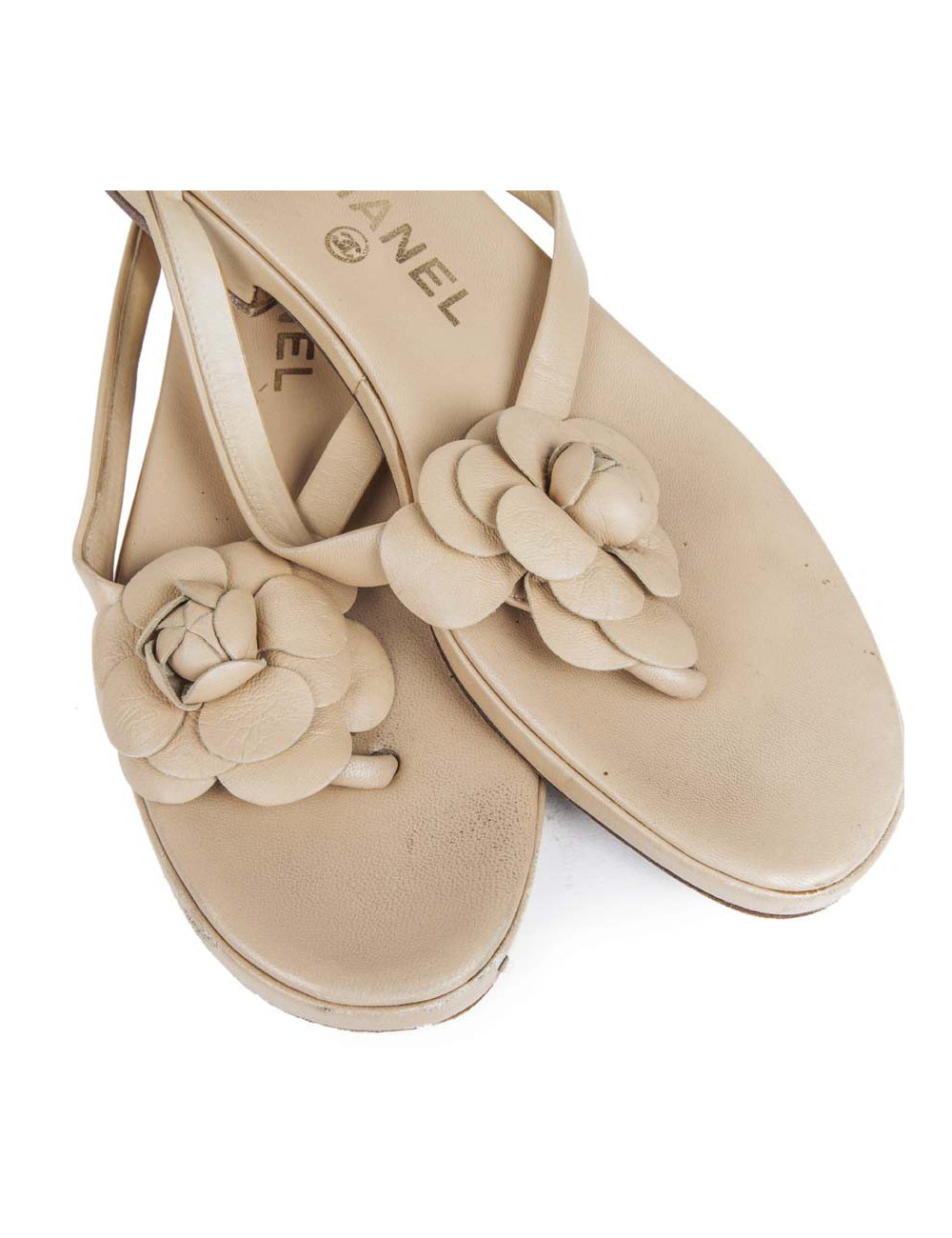 Mules CHANEL T 41 en Camellia