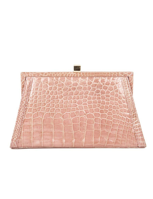 Pochette LANVIN rose poudrée