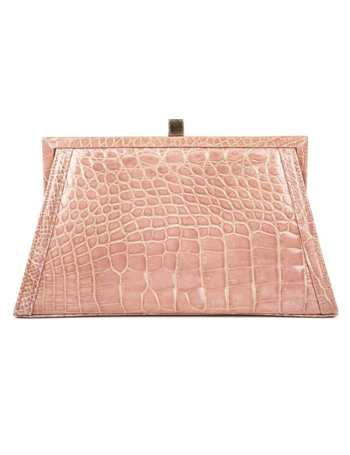 Pochette LANVIN rose poudrée