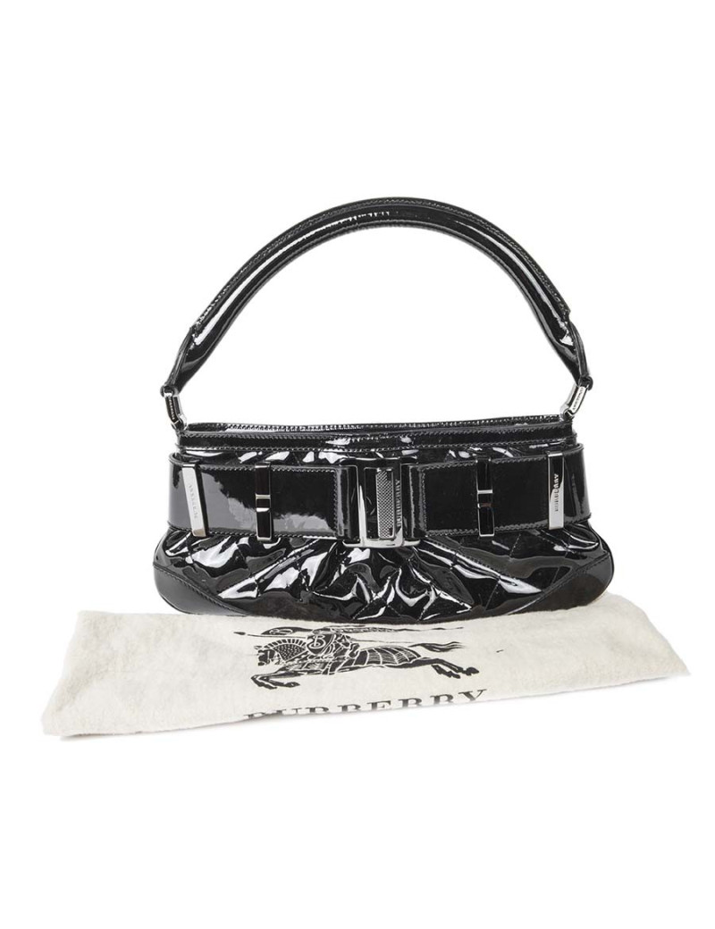 Sac BURBERRY cuir verni