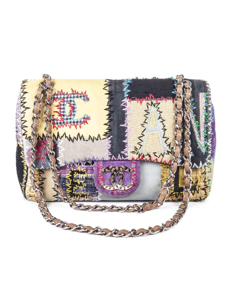 Sac jumbo CHANEL patchwork