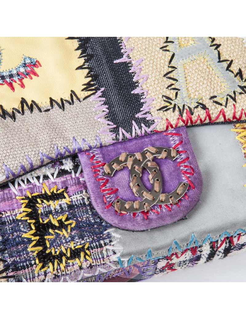 Sac jumbo CHANEL patchwork