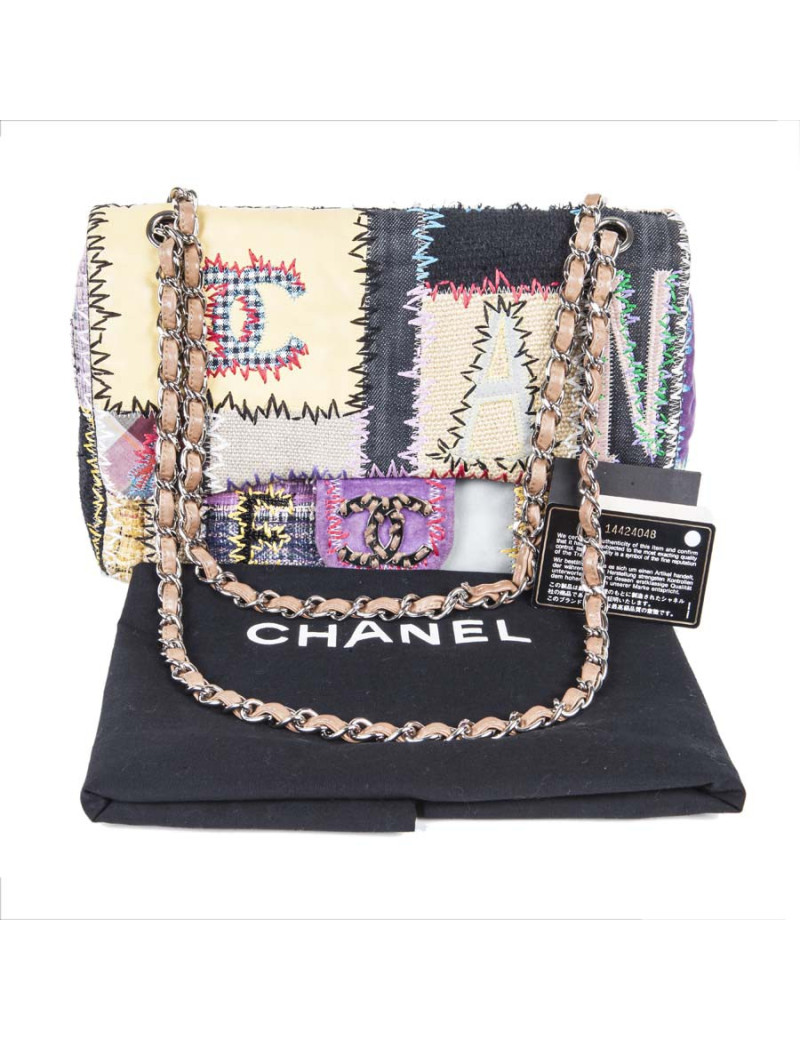 Sac jumbo CHANEL patchwork