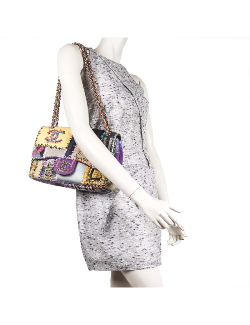 Sac jumbo CHANEL patchwork
