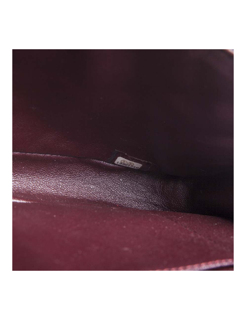 Sac CHANEL baguette cuir noir matelassé