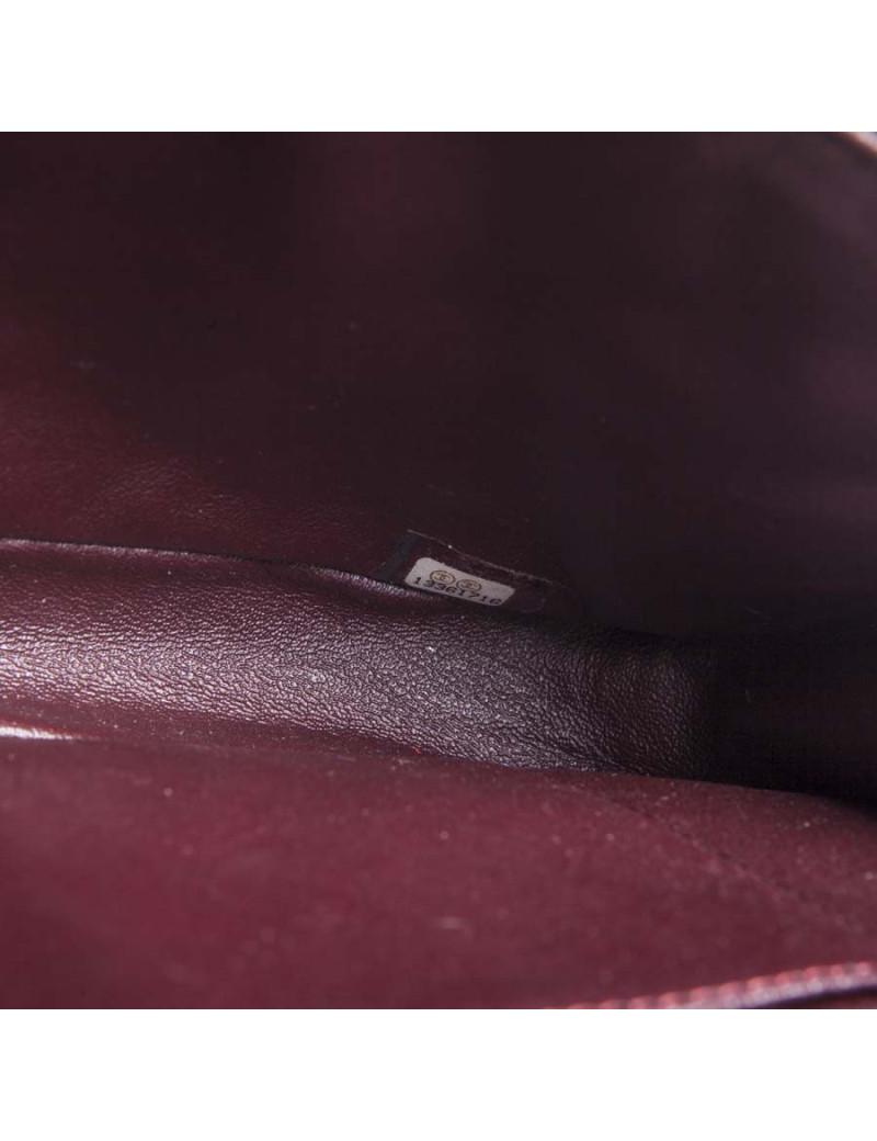 Sac CHANEL baguette cuir noir matelassé