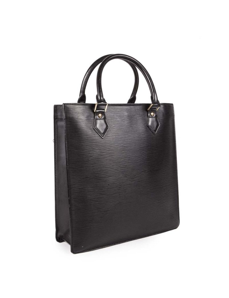 Sac cabas LOUIS VUITTON cuir épi noir