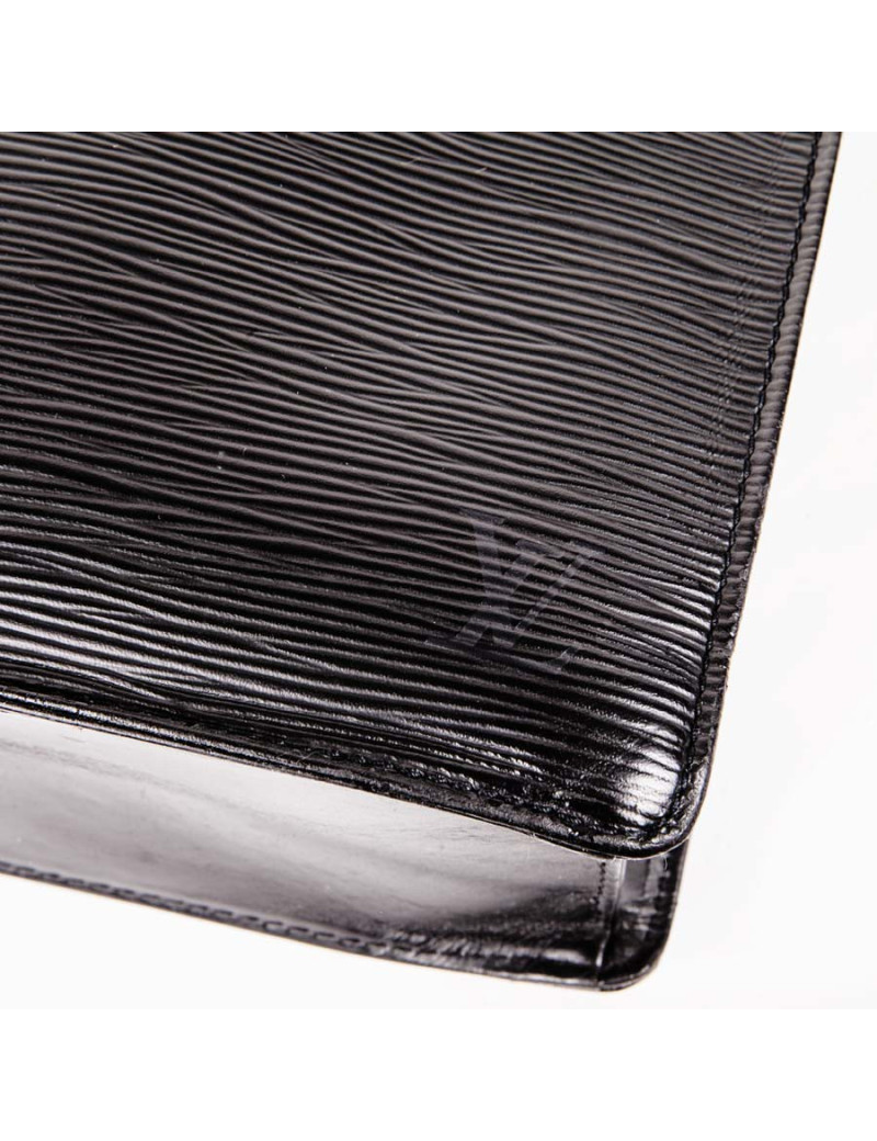 Sac cabas LOUIS VUITTON cuir épi noir