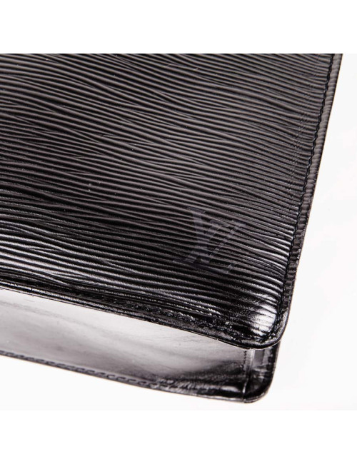 Sac cabas LOUIS VUITTON cuir épi noir