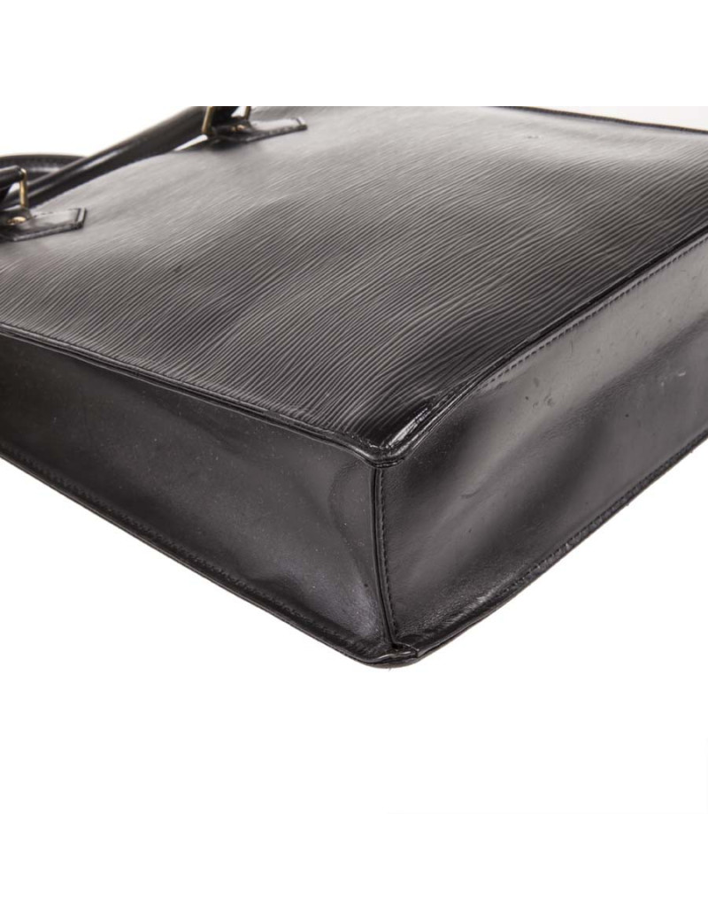 Sac cabas LOUIS VUITTON cuir épi noir