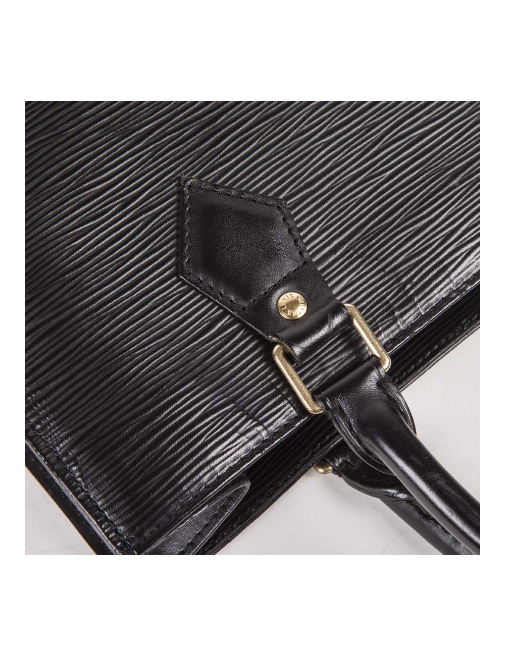 Sac cabas LOUIS VUITTON cuir épi noir