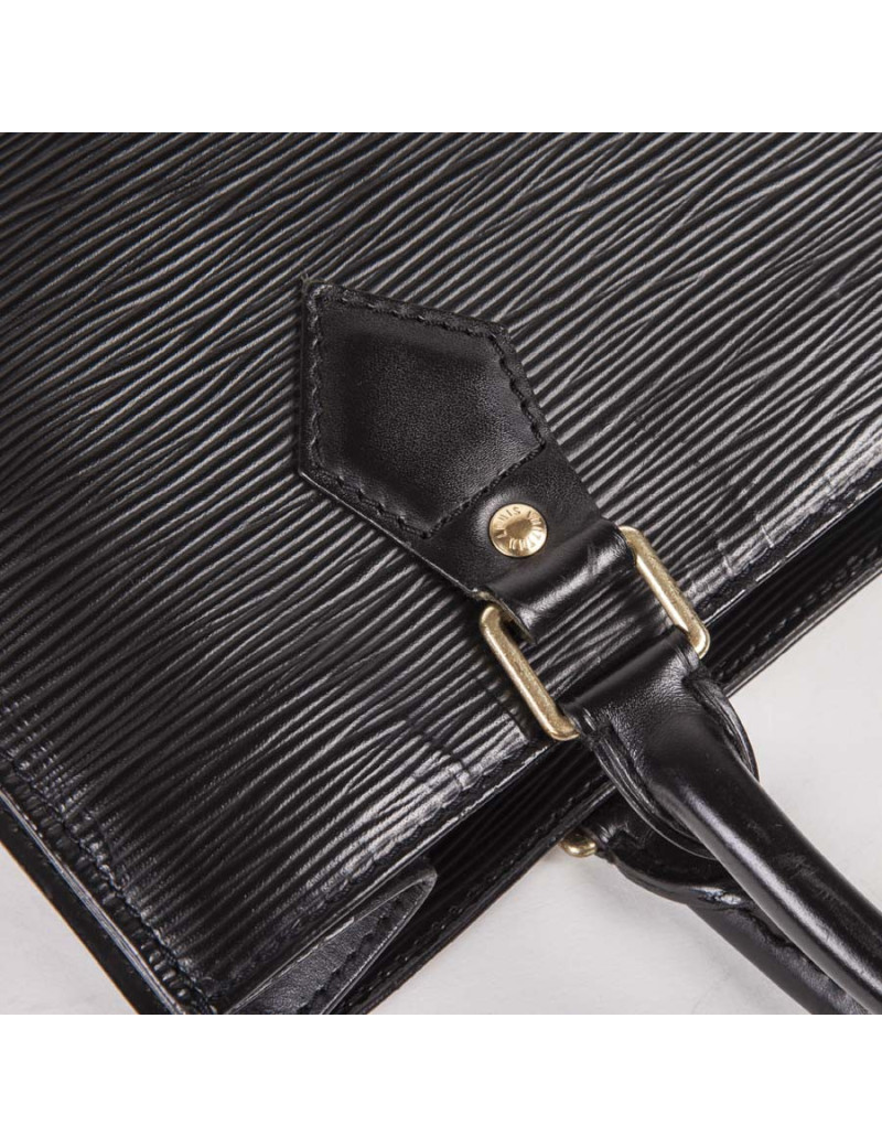 Sac cabas LOUIS VUITTON cuir épi noir