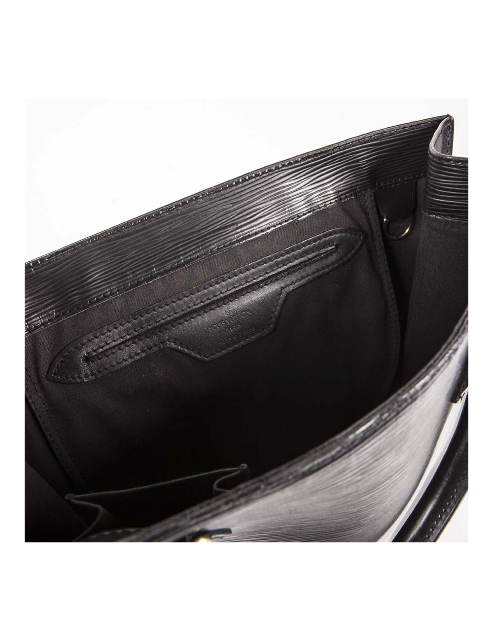 Sac cabas LOUIS VUITTON cuir épi noir