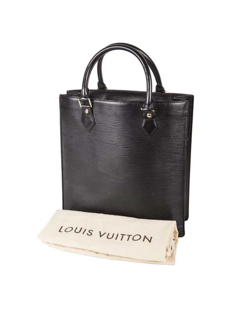 Sac cabas LOUIS VUITTON cuir épi noir