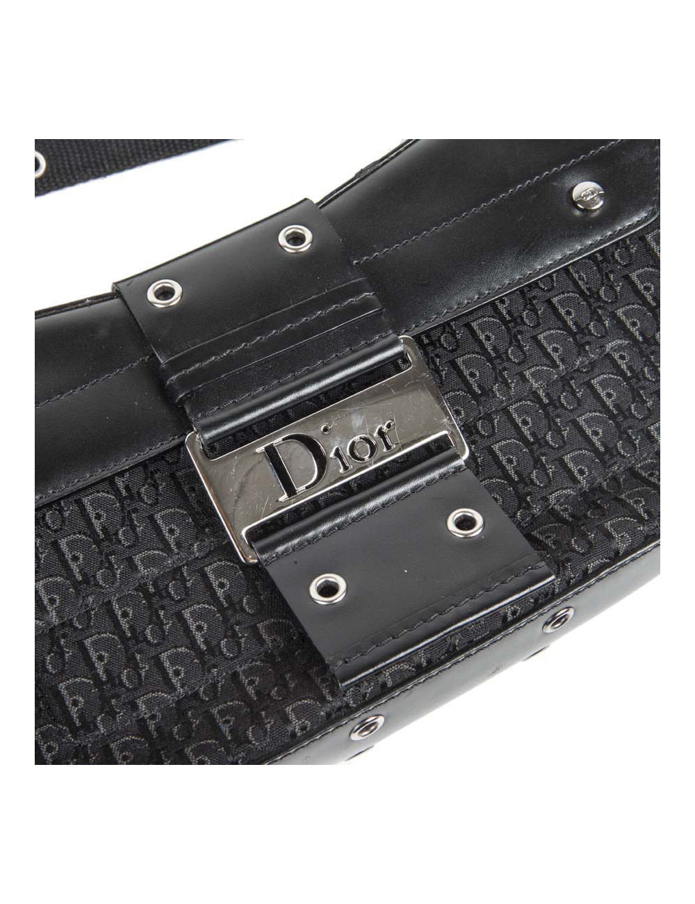 Sac DIOR Vintage toile noire