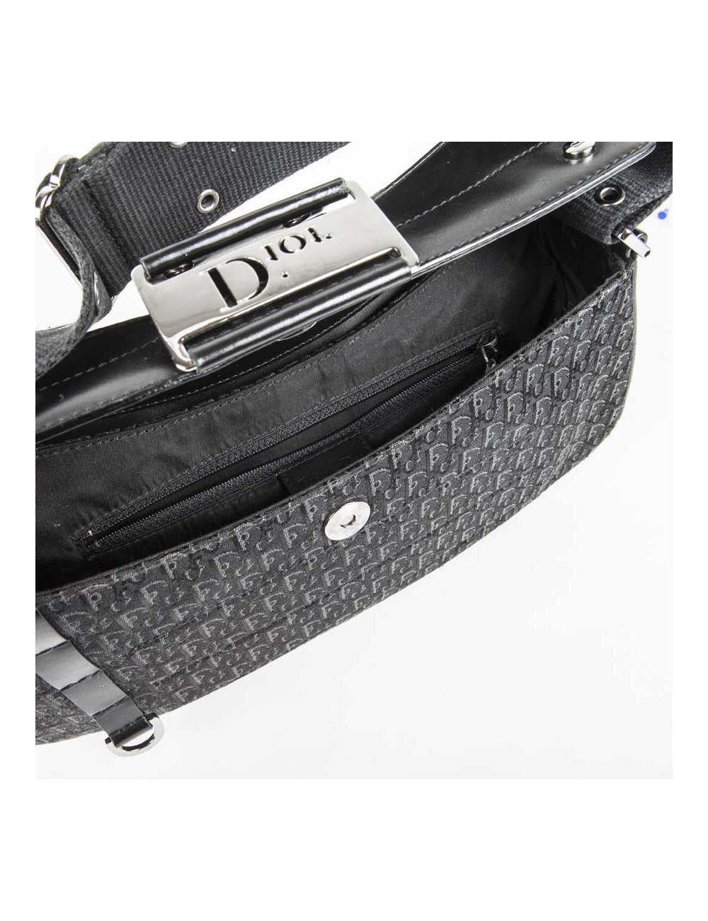 Sac DIOR Vintage toile noire