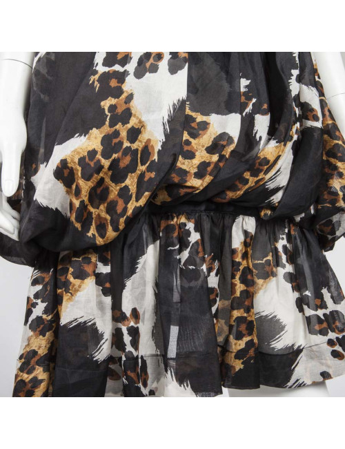 Robe en soie YVES SAINT LAURENT T36