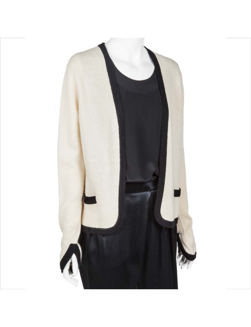 Gilet CHANEL cachemire t44