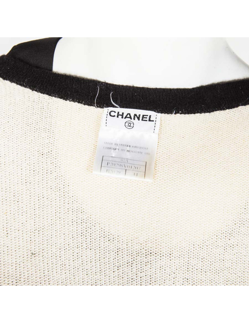 Gilet CHANEL cachemire t44