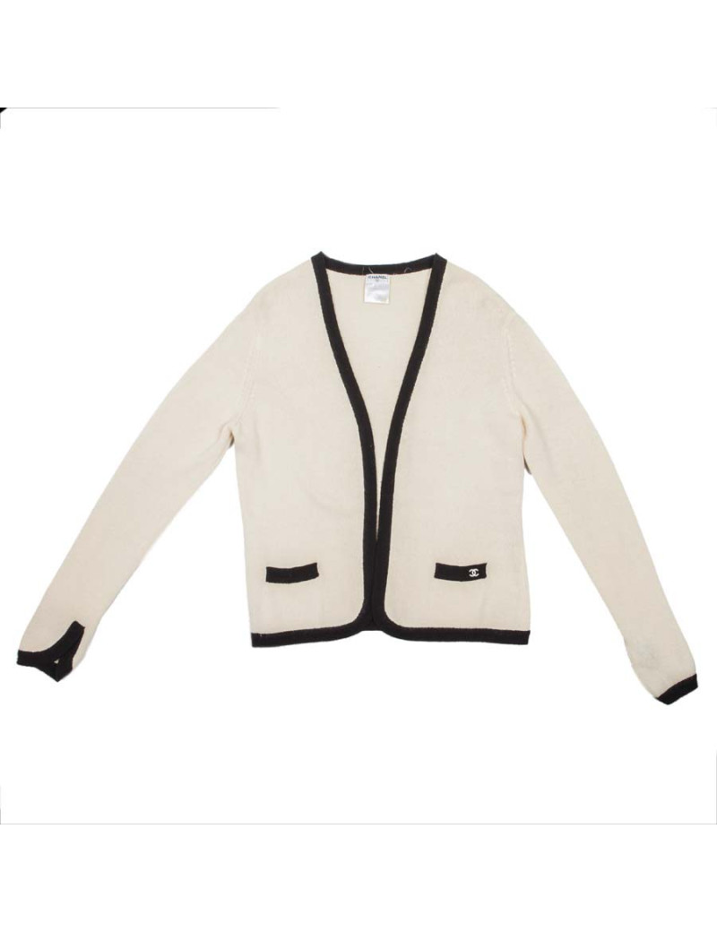 Gilet CHANEL cachemire t44
