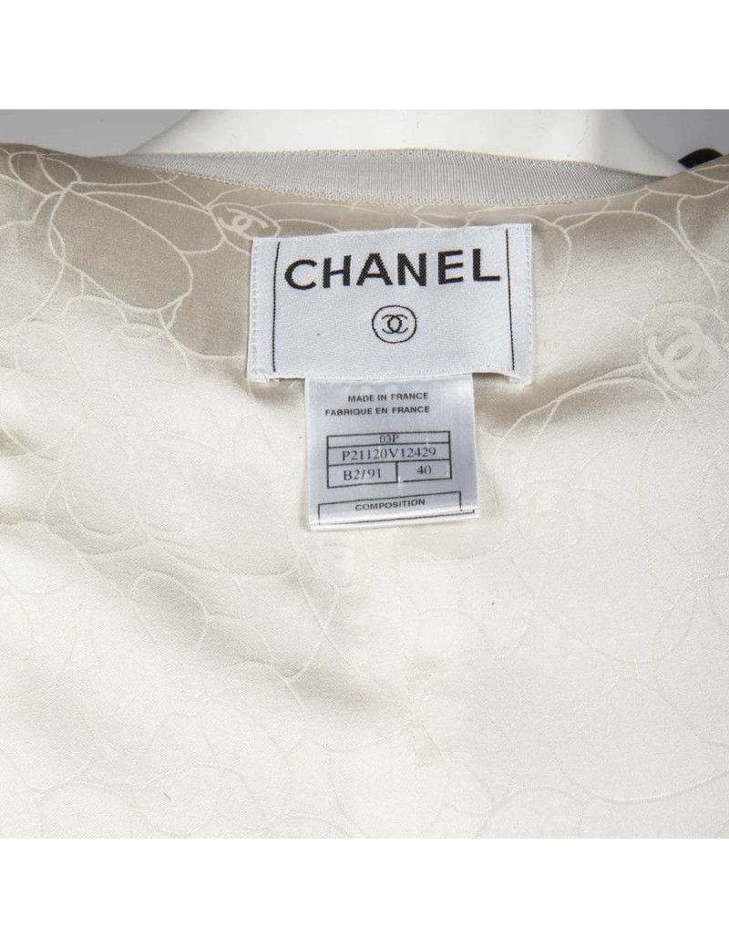 Veste CHANEL T 40 beige
