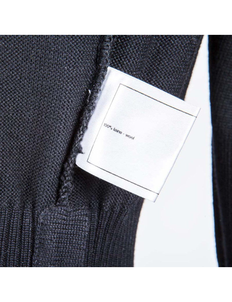 Robe CHANEL T42 en laine noire