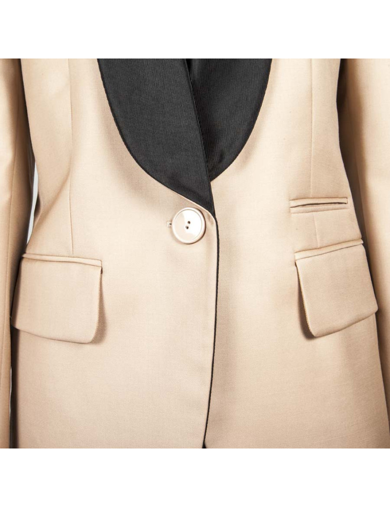 Veste STELLA MCCARTNEY laine beige T42IT