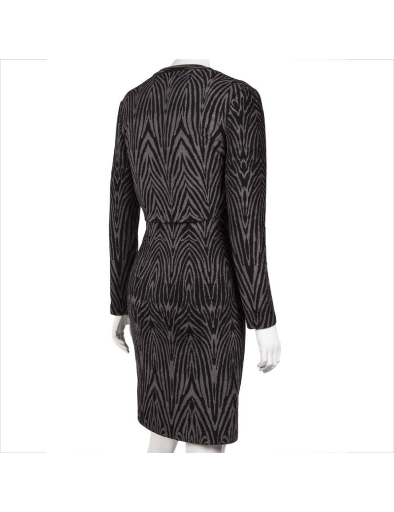 Ensemble robe et veste ALAIA T38 FR zébrée 
