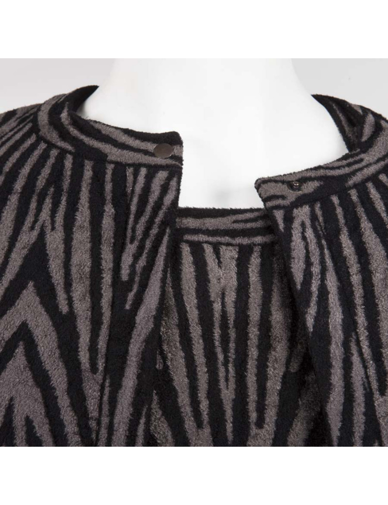 Ensemble robe et veste ALAIA T38 FR zébrée 