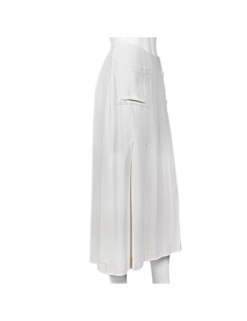 Jupe CHANEL t38fr soie écru