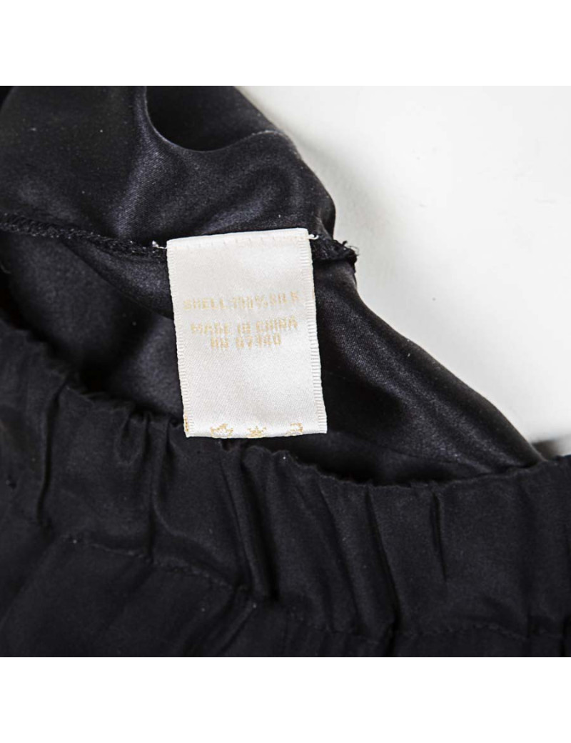 Pantalon CHANEL t40fr en soie noir